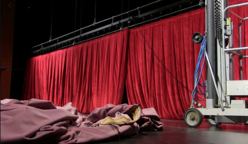 grandes cortinas acústicas para auditorios